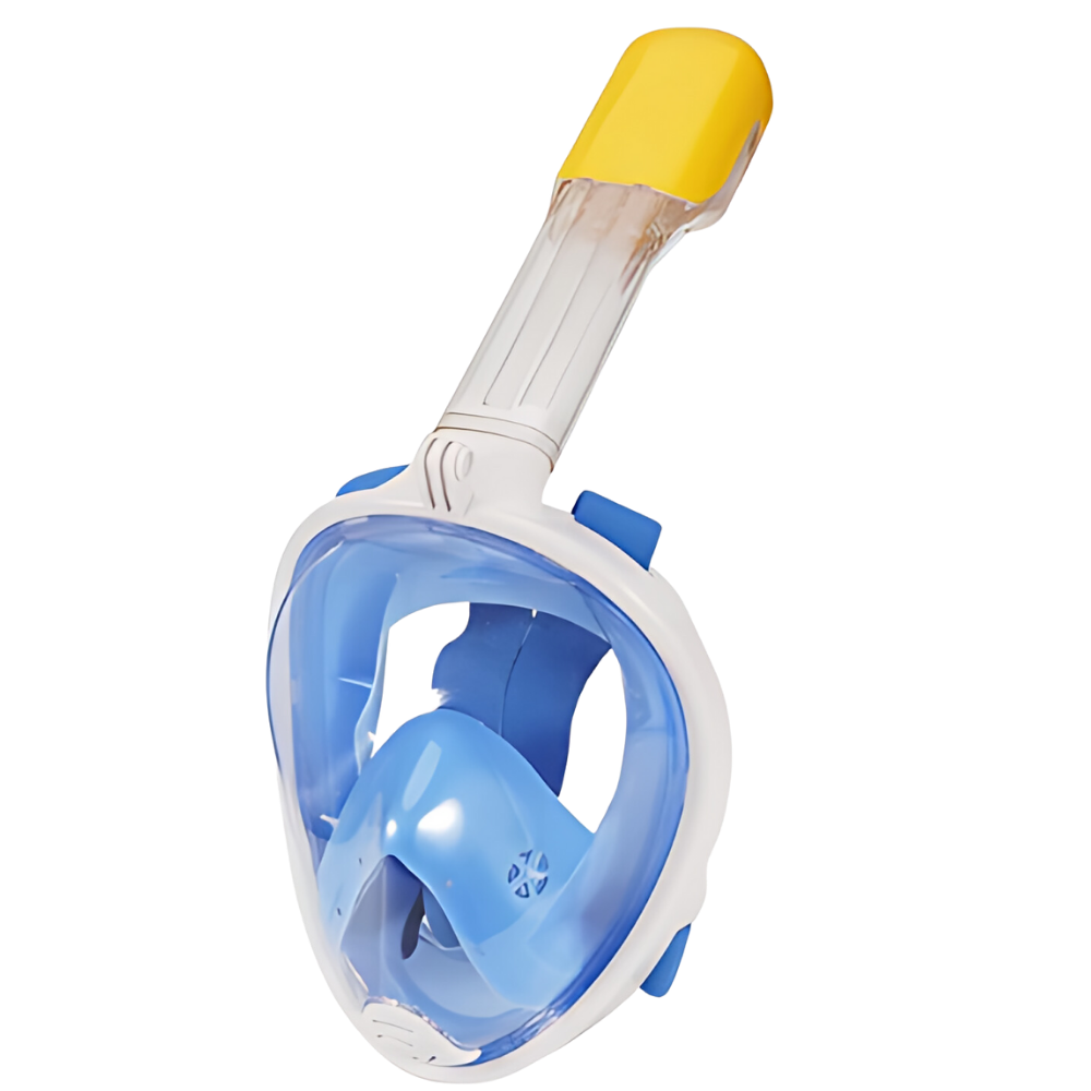 Masque de plongée avec tuba à vue panoramique à 180° -Bleu/EnfantBleu/AdolescentBleu/Adulte - Ozerty