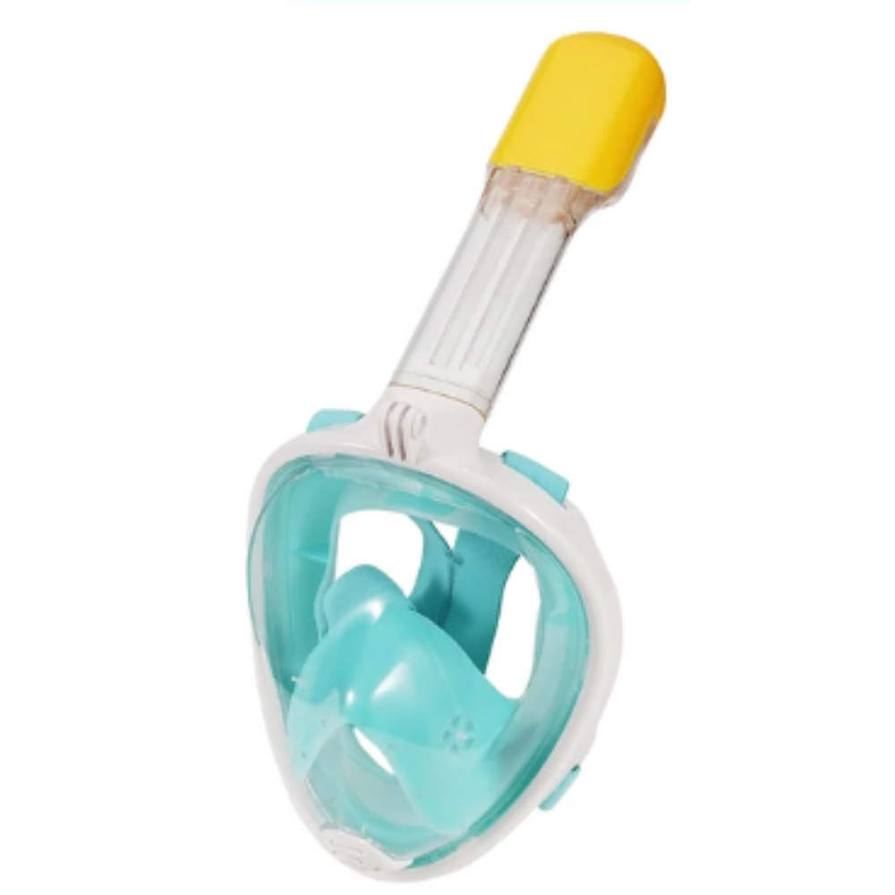 Masque de plongée avec tuba à vue panoramique à 180° -Vert/EnfantVert/AdolescentVert/Adulte - Ozerty