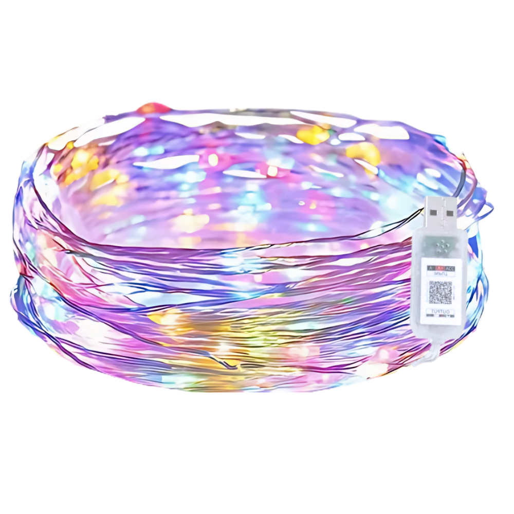 210 Lampes LED USB avec synchronisation musicale -5m - Ozerty