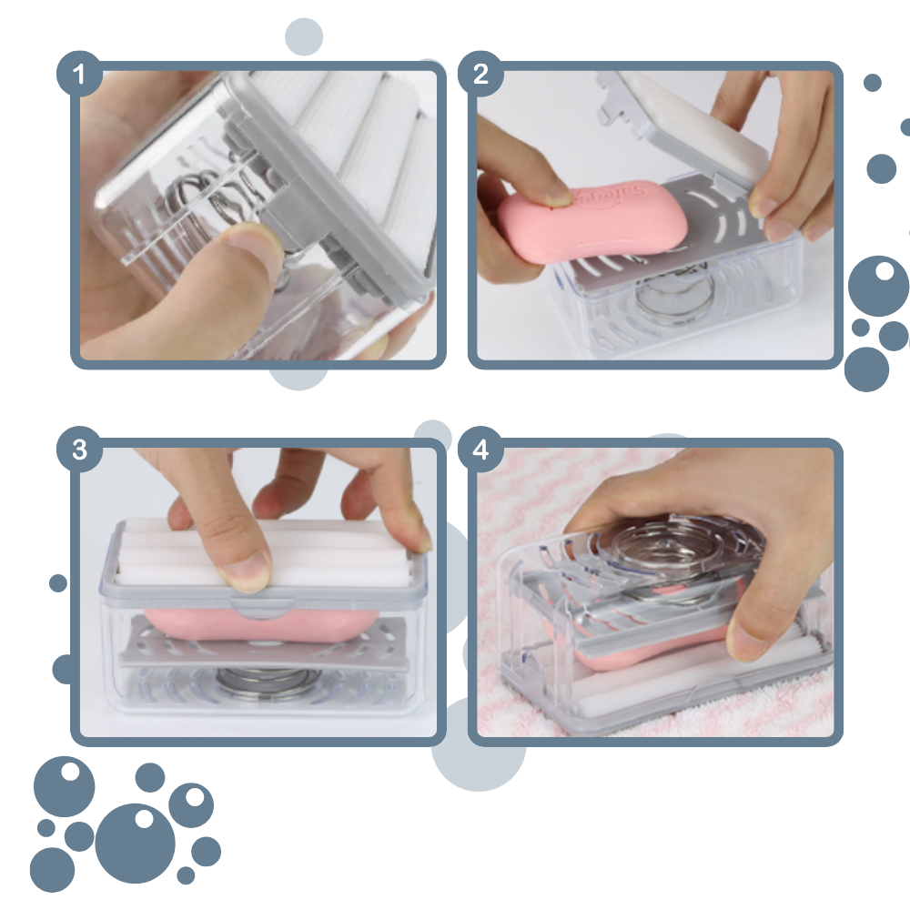 Distributeur de savon 2 en 1 - Ozerty