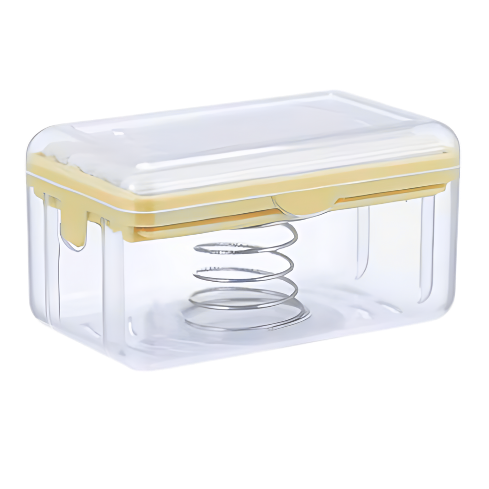 Distributeur de savon 2 en 1 -Jaune - Ozerty