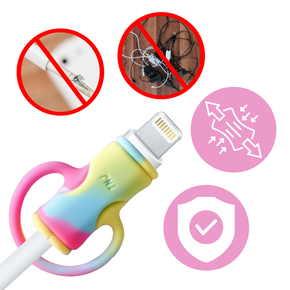 Enrouleur de câble en silicone 2 en 1
 - Ozerty