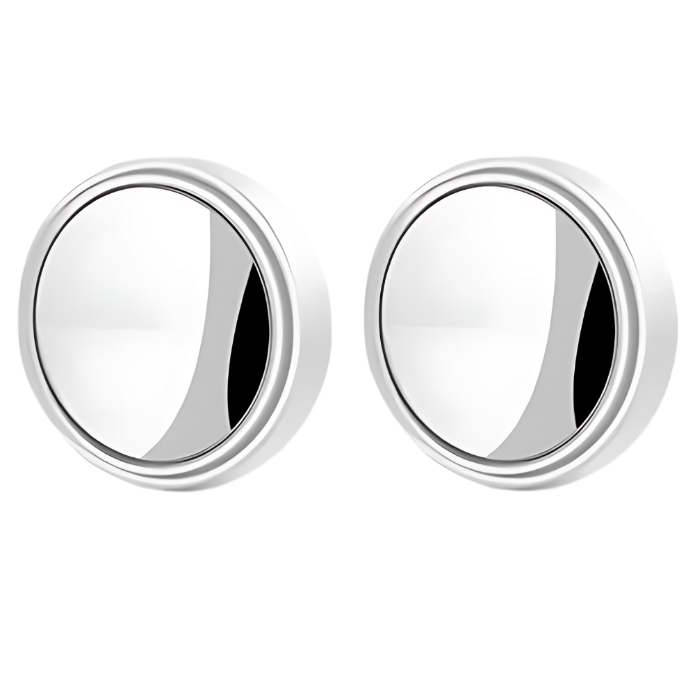 Miroir d'angle mort pour rétroviseur à rotation à 360° -Blanc - Ozerty