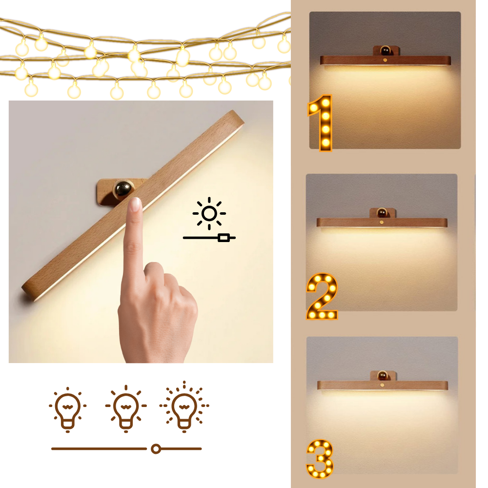 Barre lumineuse à trois niveaux de gradation - Ozerty