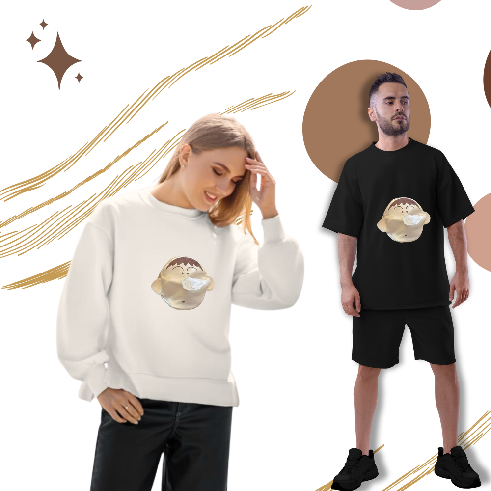 Chemise 3D Shin Chan avec poche intégrée - Ozerty