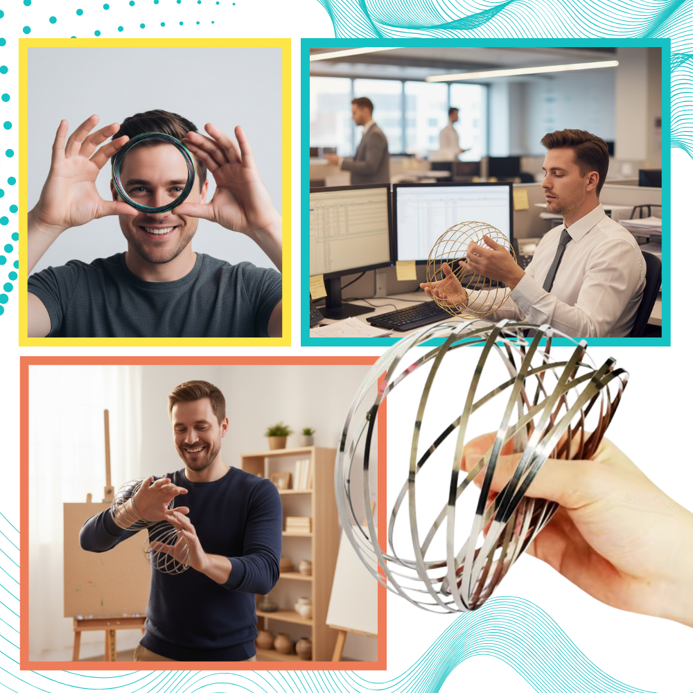 Bracelet spirale bras 3D en acier inoxydable - Ozerty