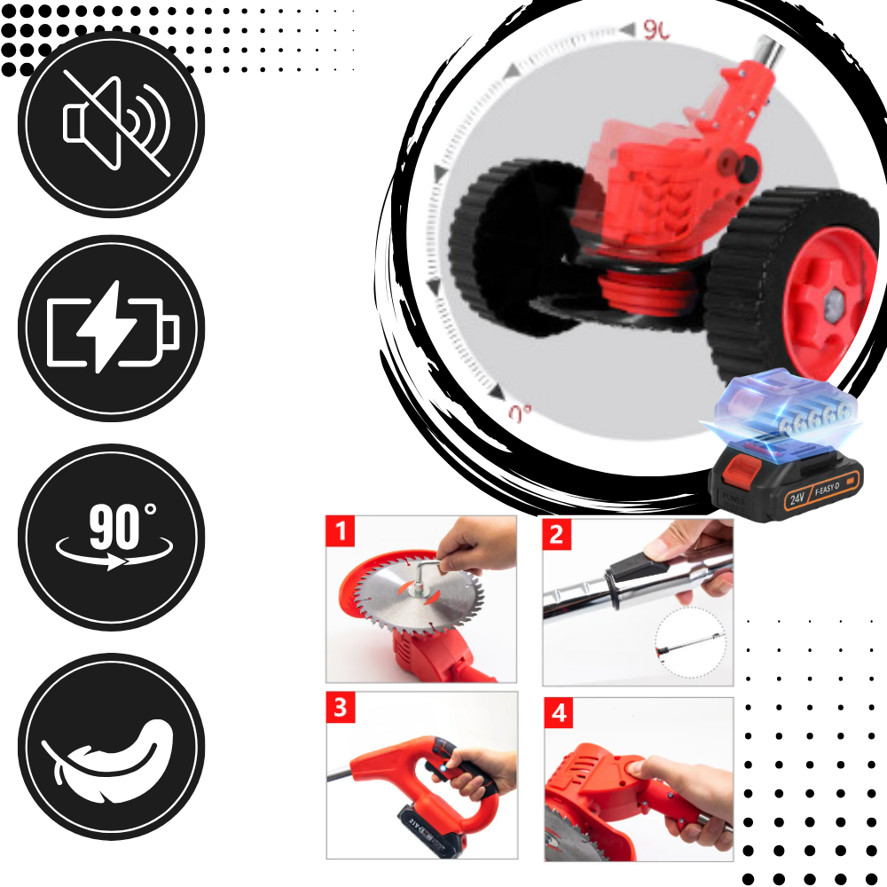 Coupe-bordures sans fil 3 en 1 - Ozerty
