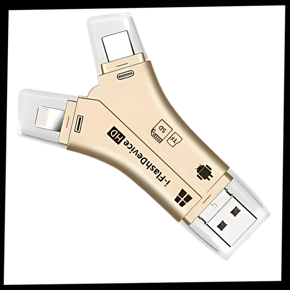 USB 4-en-1 pour téléphones - Ozerty