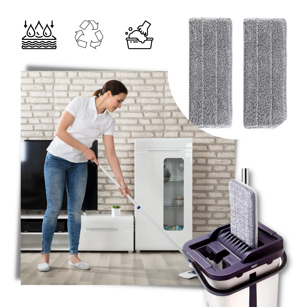 3pcs Replacement Mop Cloth