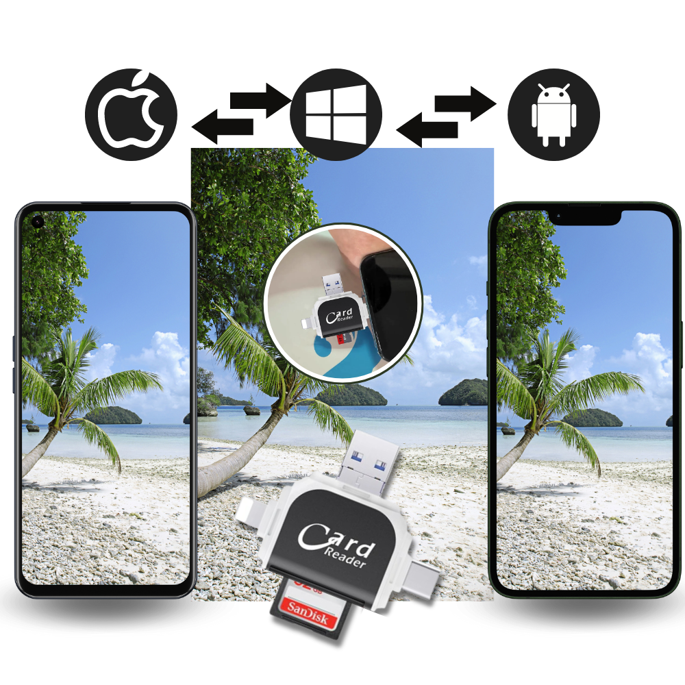 Adaptateur universel de carte SD
 - Ozerty