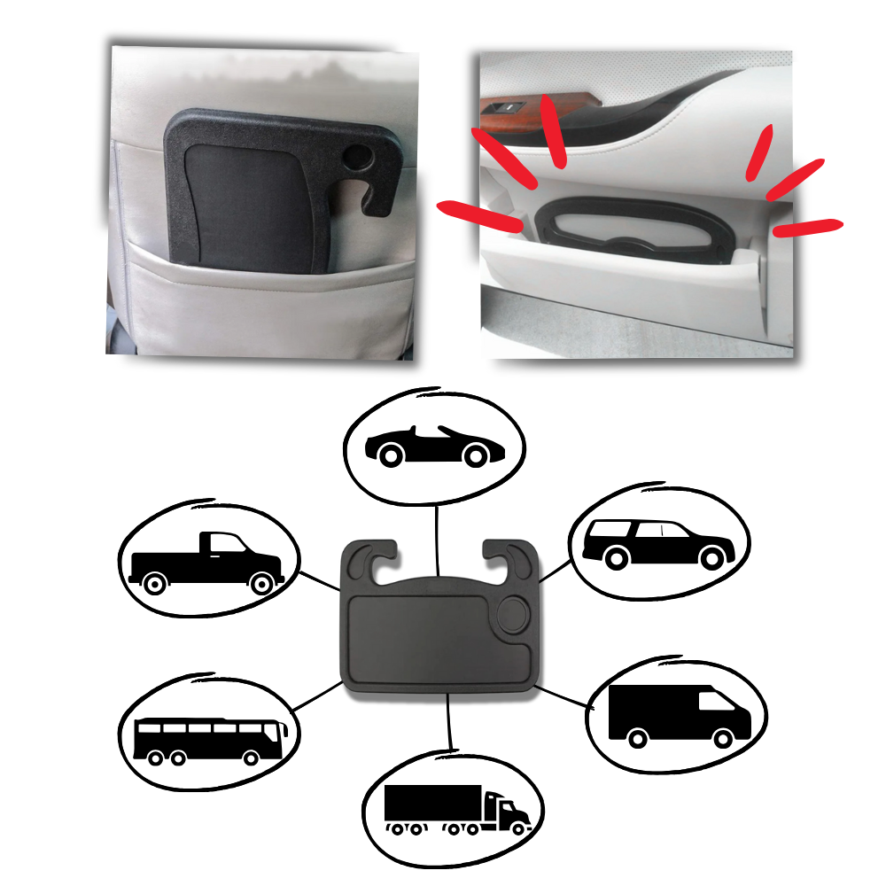 Table d'appoint de volant de voiture
 - Ozerty