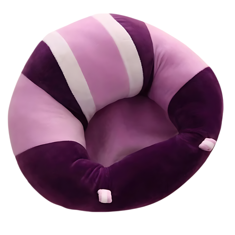 Coussin hygiénique réglable pour bébé
 -Rayures violettes - Ozerty