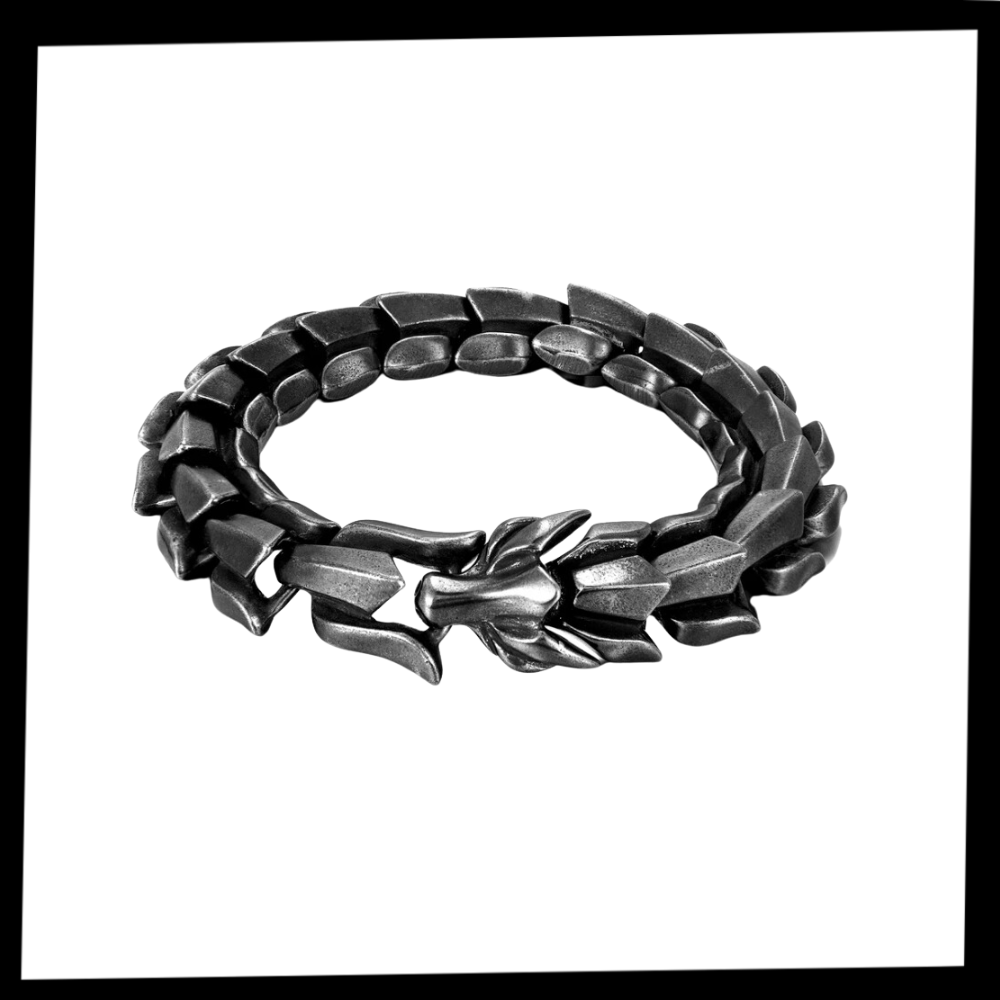 Bracelet réglable en forme de dragon de Midgard
- Ozerty