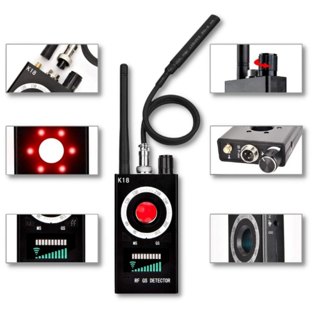 Détecteur de mouchards à fréquence avancée
- Ozerty