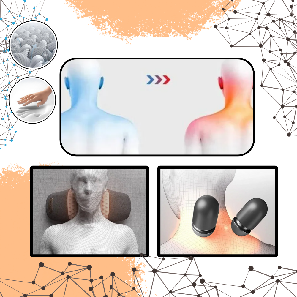 Coussin thermique anti-douleurs cervicales - Ozerty