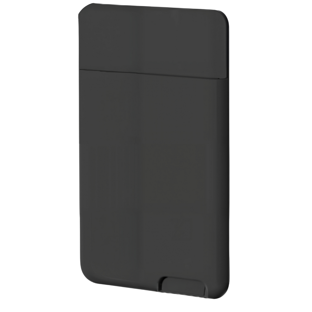Porte-cartes adhésif pour téléphone -Noir - Ozerty
