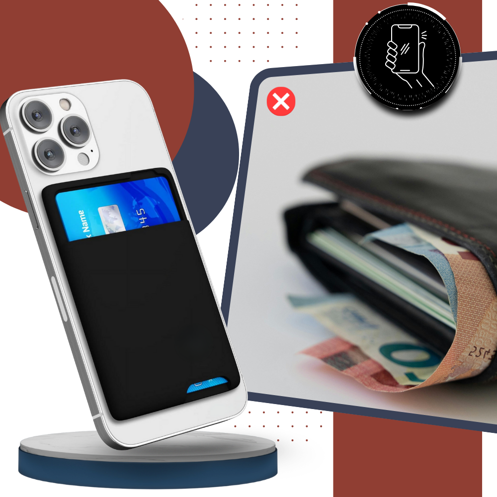 Porte-cartes adhésif pour téléphone - Ozerty