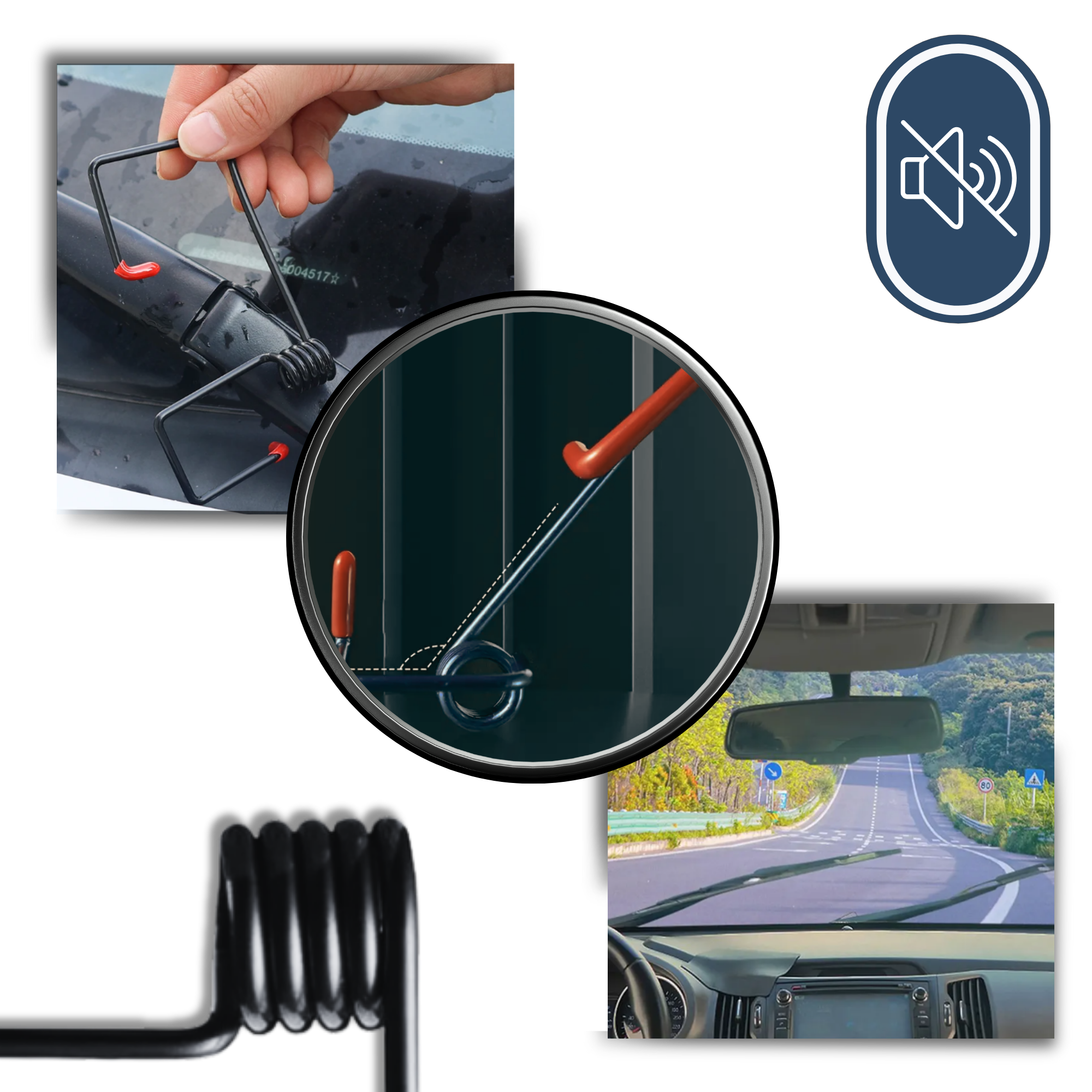 Bras d'essuie-glace de voiture à visibilité par tout temps
- Ozerty