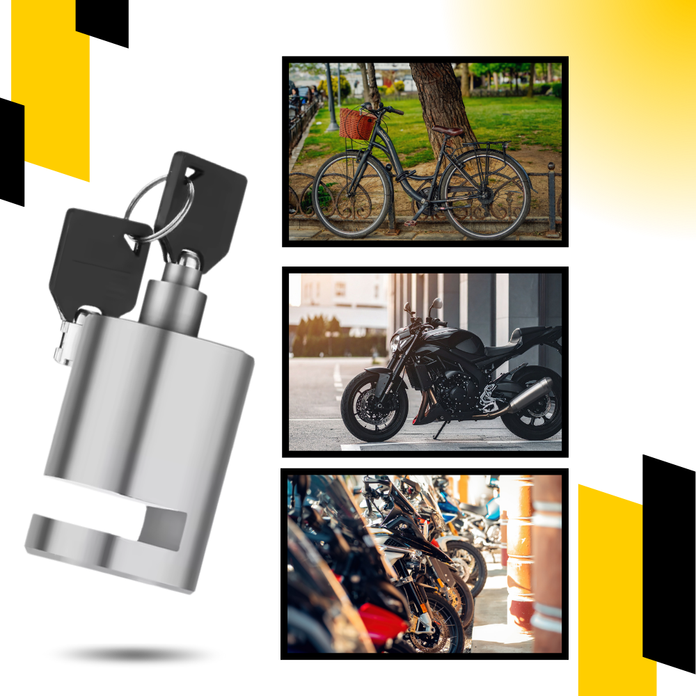 Antivol bloque disque en aluminium pour vélo - Ozerty