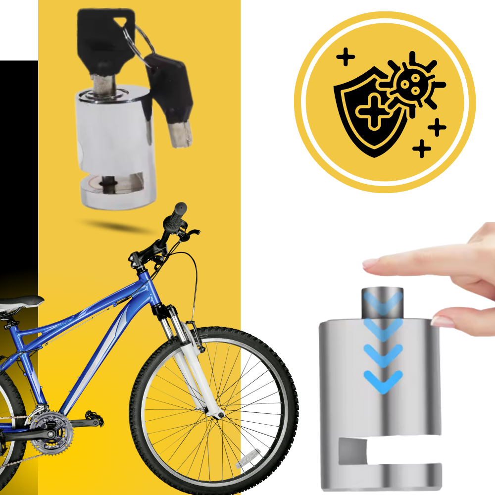 Antivol bloque disque en aluminium pour vélo - Ozerty