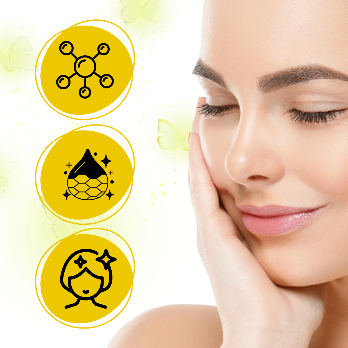 Lotion tonique au collagène éclaircissante anti-âge - Ozerty