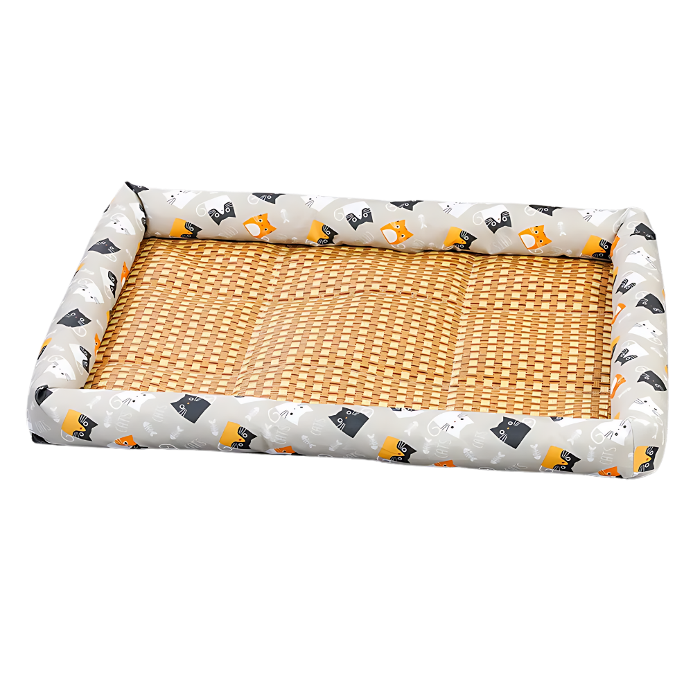 Tapis anti-dérapant et rafraîchissant pour animaux de compagnie
 -Gris/SGris/MGris/LGris/XLGris/XXL - Ozerty