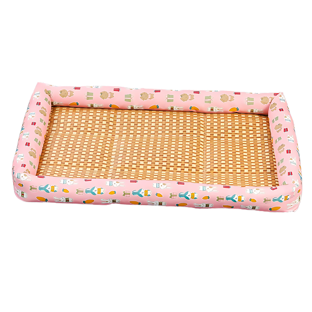 Tapis anti-dérapant et rafraîchissant pour animaux de compagnie
 -Rose/SRose/MRose/LRose/XLRose/XXL - Ozerty