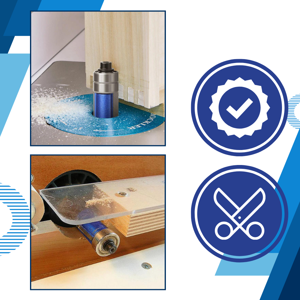 Fraises à roulement anti-rebond pour le bois - Ozerty