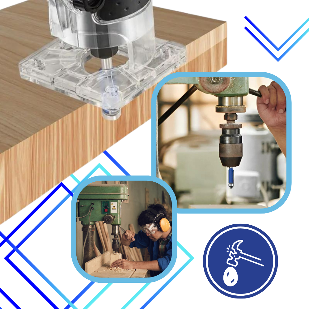 Fraises à roulement anti-rebond pour le bois - Ozerty