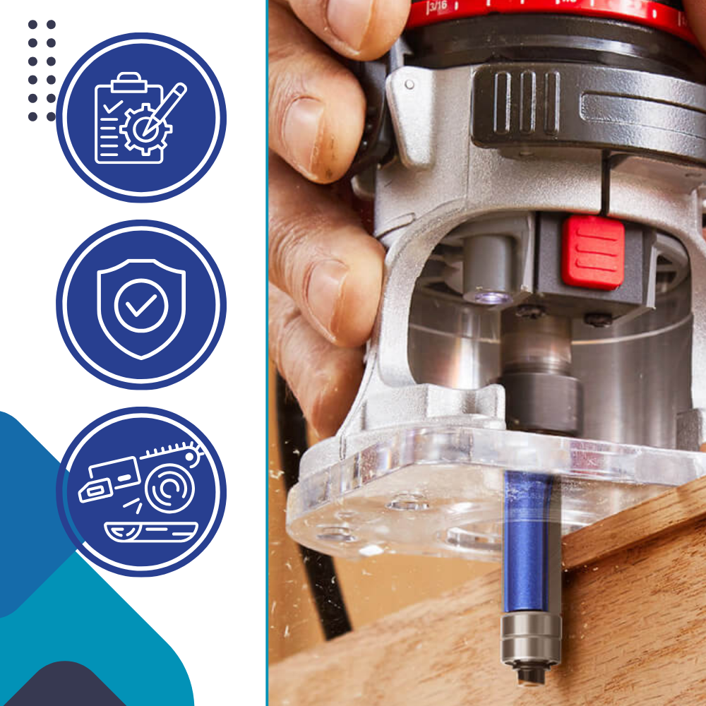 Fraises à roulement anti-rebond pour le bois - Ozerty