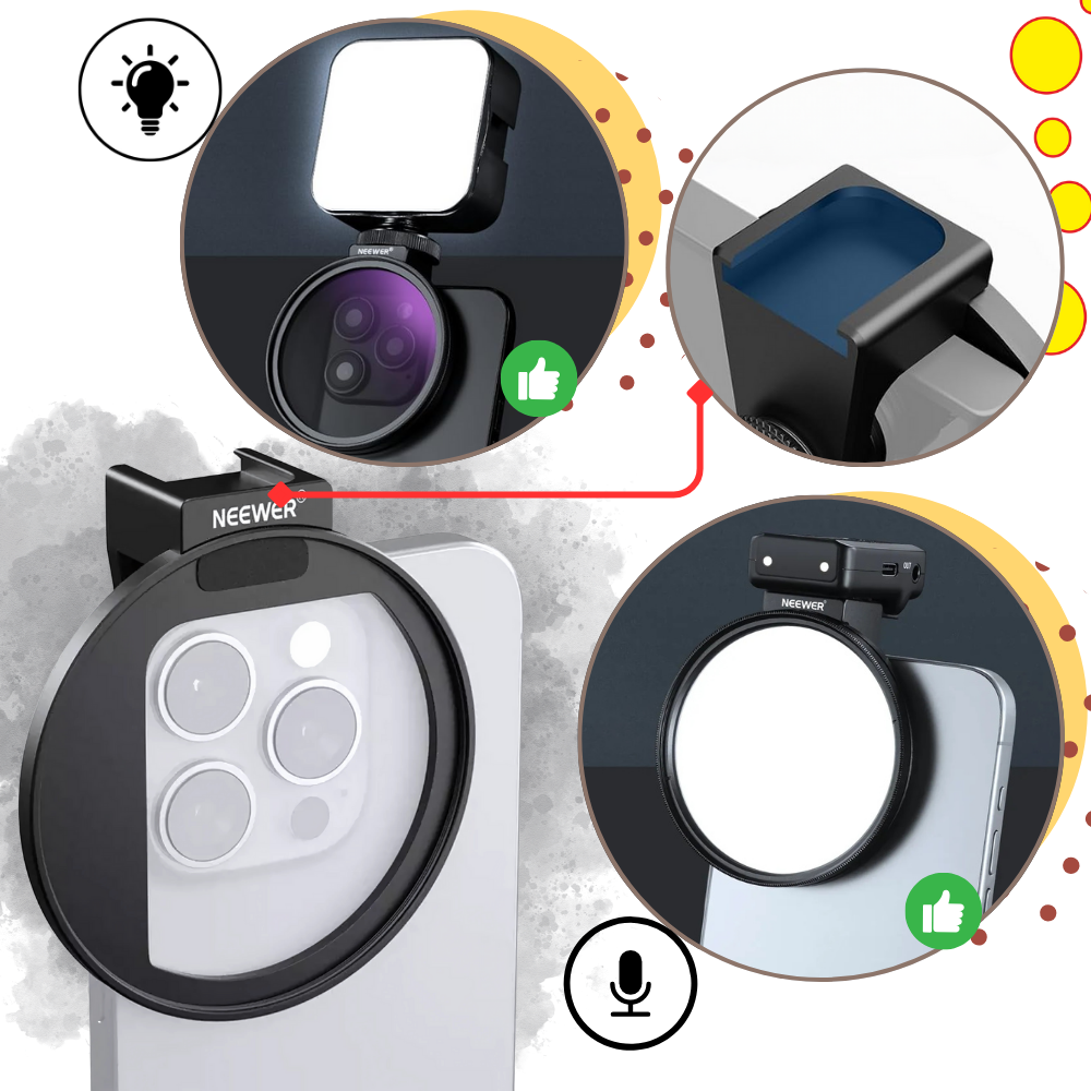 Objectif anti-fuite de lumière pour téléphone - Ozerty