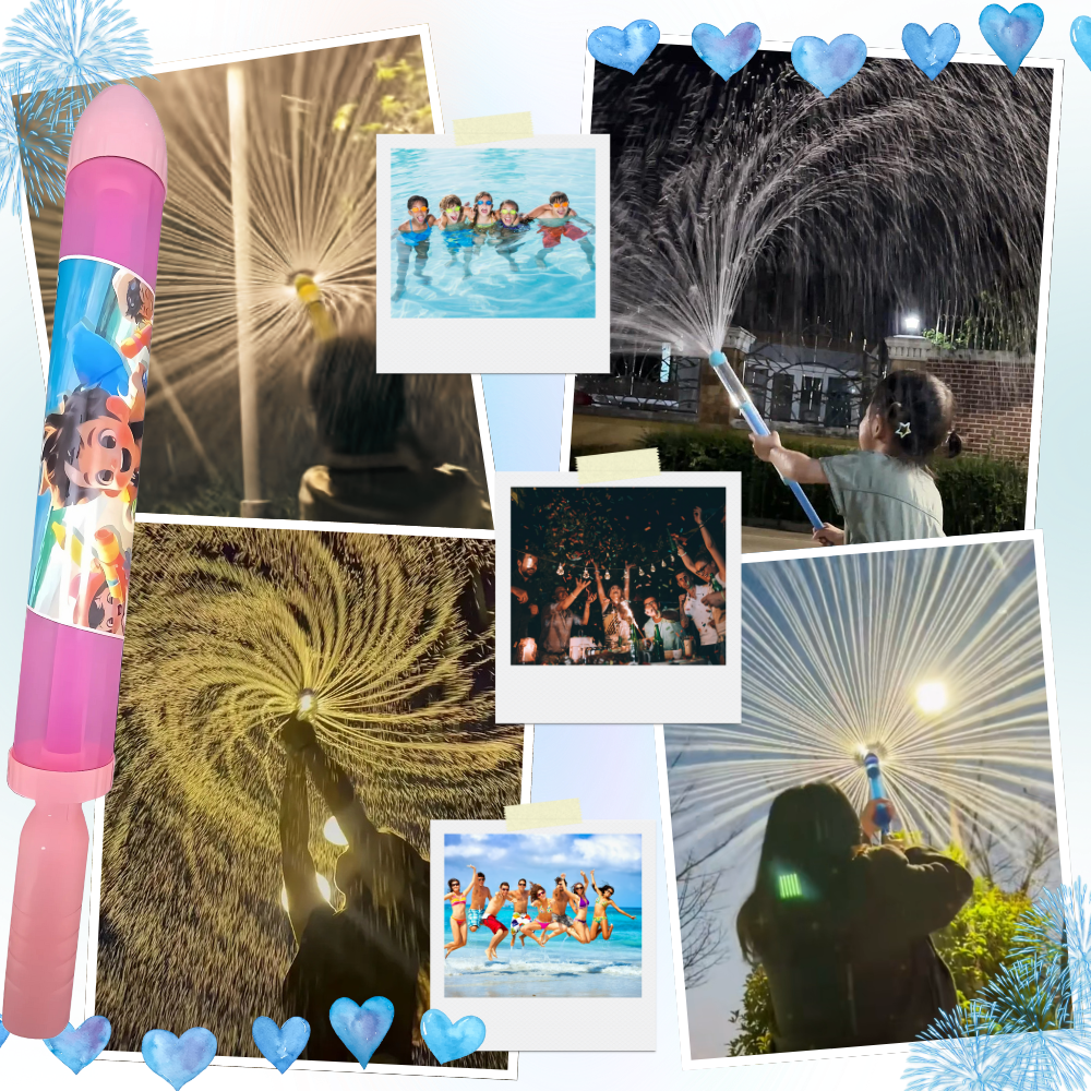 Pistolet à Eau Effet Feu D'Artifice - Ozerty