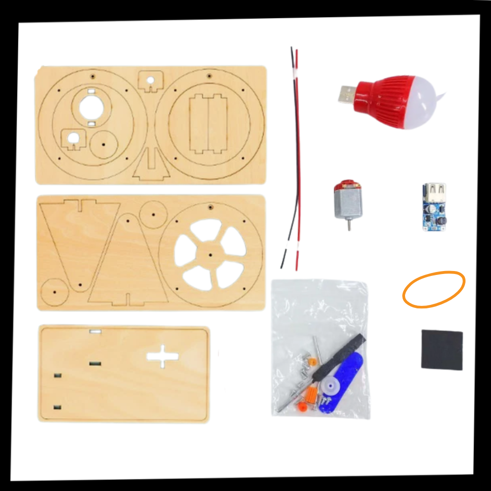 Jouet d'apprentissage construction en bois à assembler - Ozerty