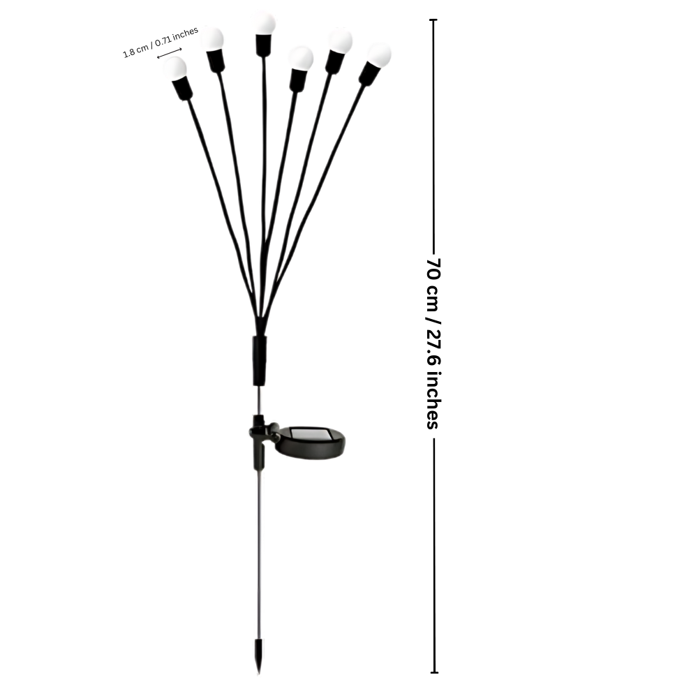 Lumières solaires à LED automatiques étanches pour extérieur  - Ozerty