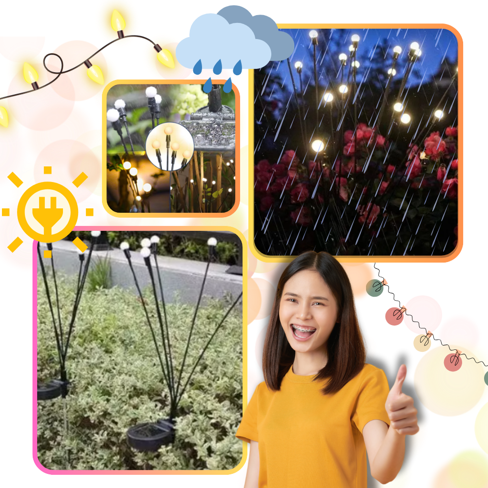 Lumières solaires à LED automatiques étanches pour extérieur  - Ozerty