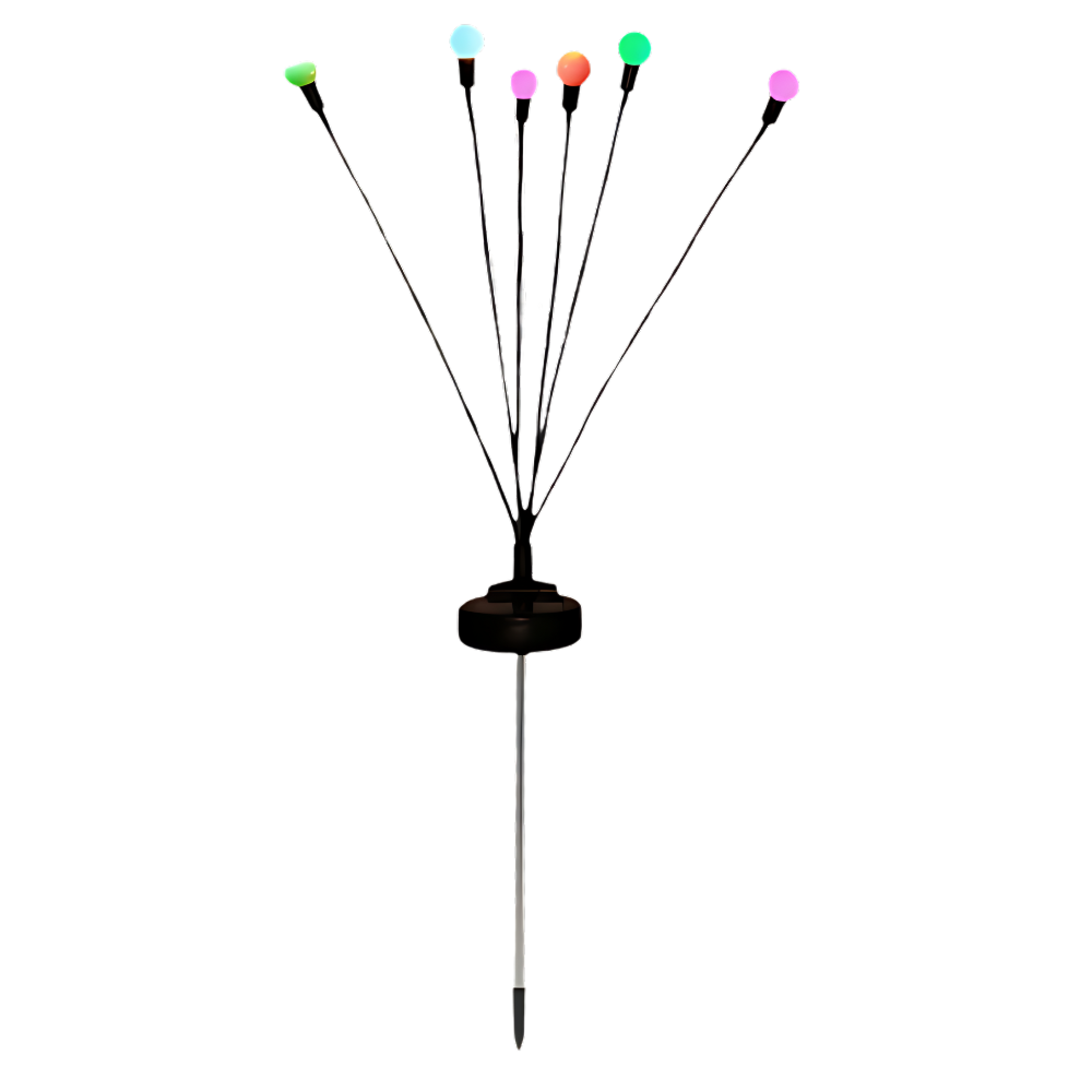 Lumières solaires à LED automatiques étanches pour extérieur  -Multicouleur - Ozerty