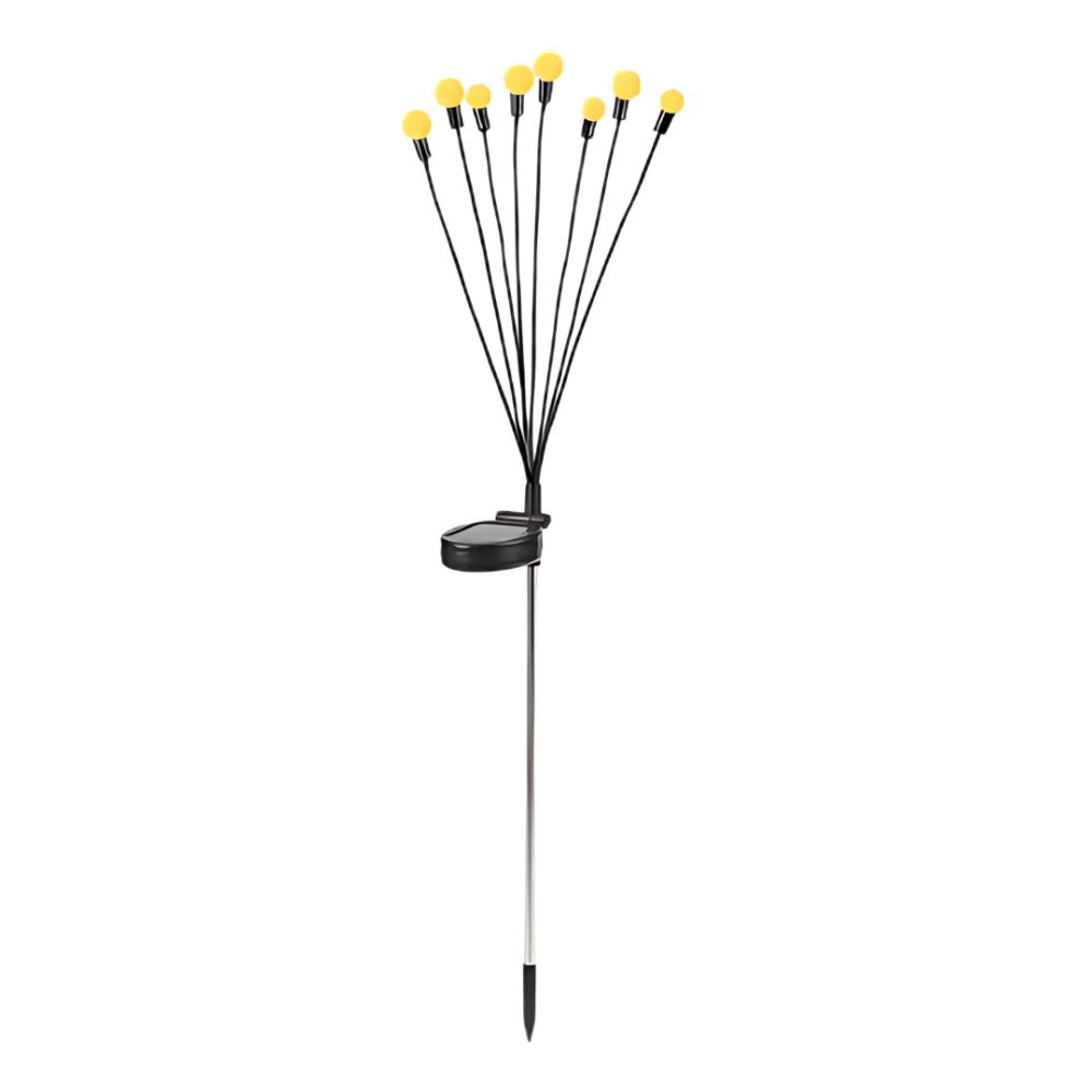 Lumières solaires à LED automatiques étanches pour extérieur  -Blanc chaud - Ozerty