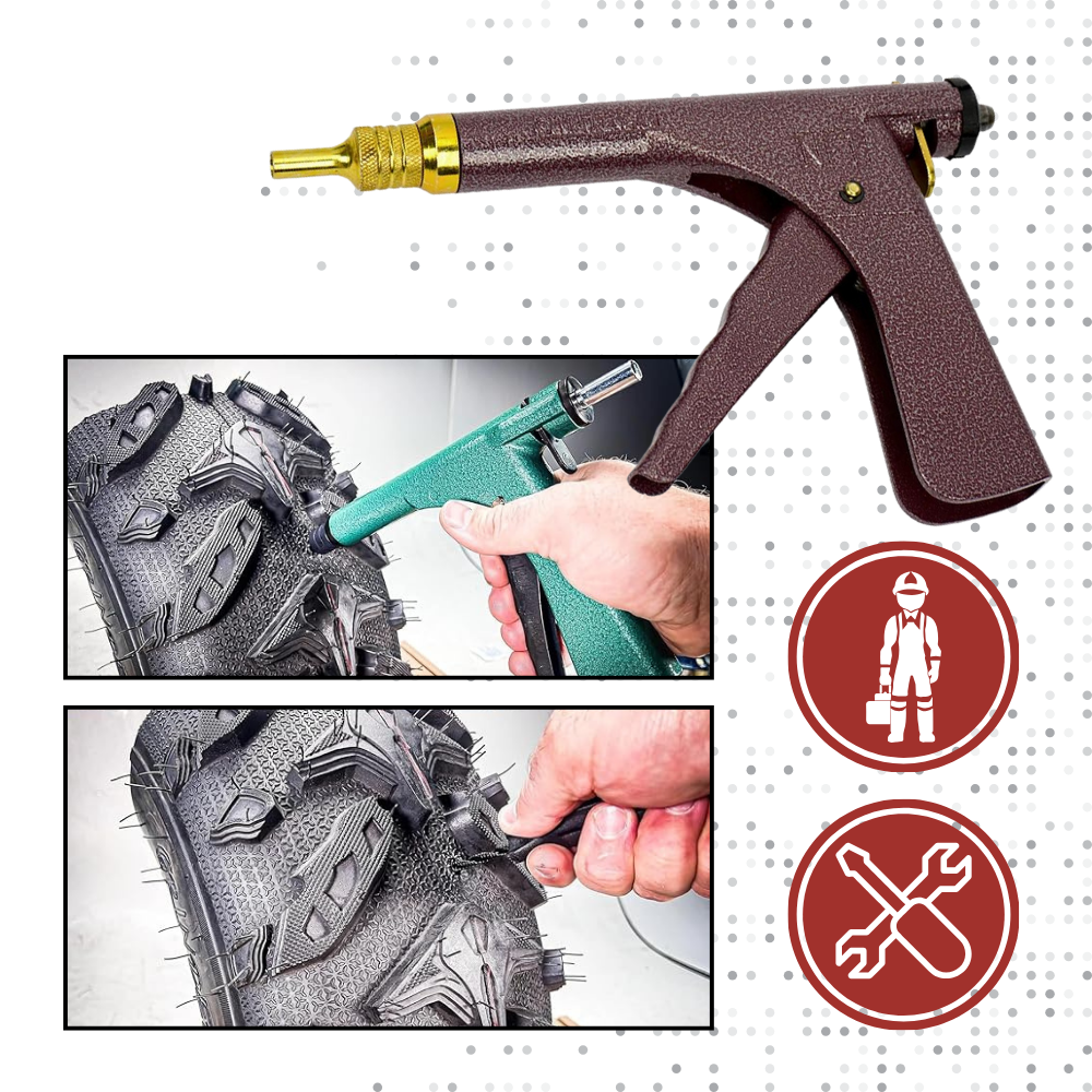 Kit de réparation automatique et universel de crevaisons de pneus - Ozerty