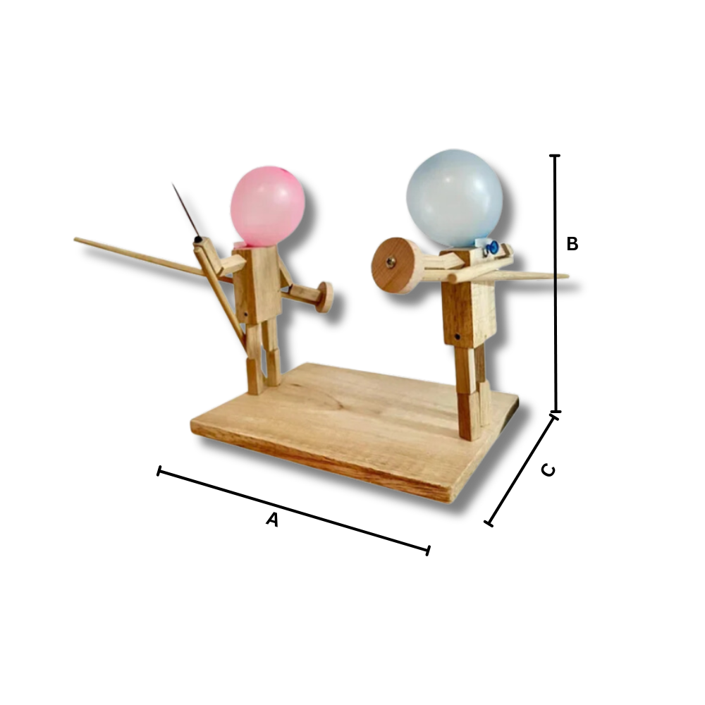 Jeu d'escrime avec ballons en bambou
 - Ozerty