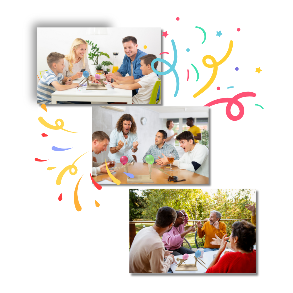 Jeu d'escrime avec ballons en bambou
 - Ozerty