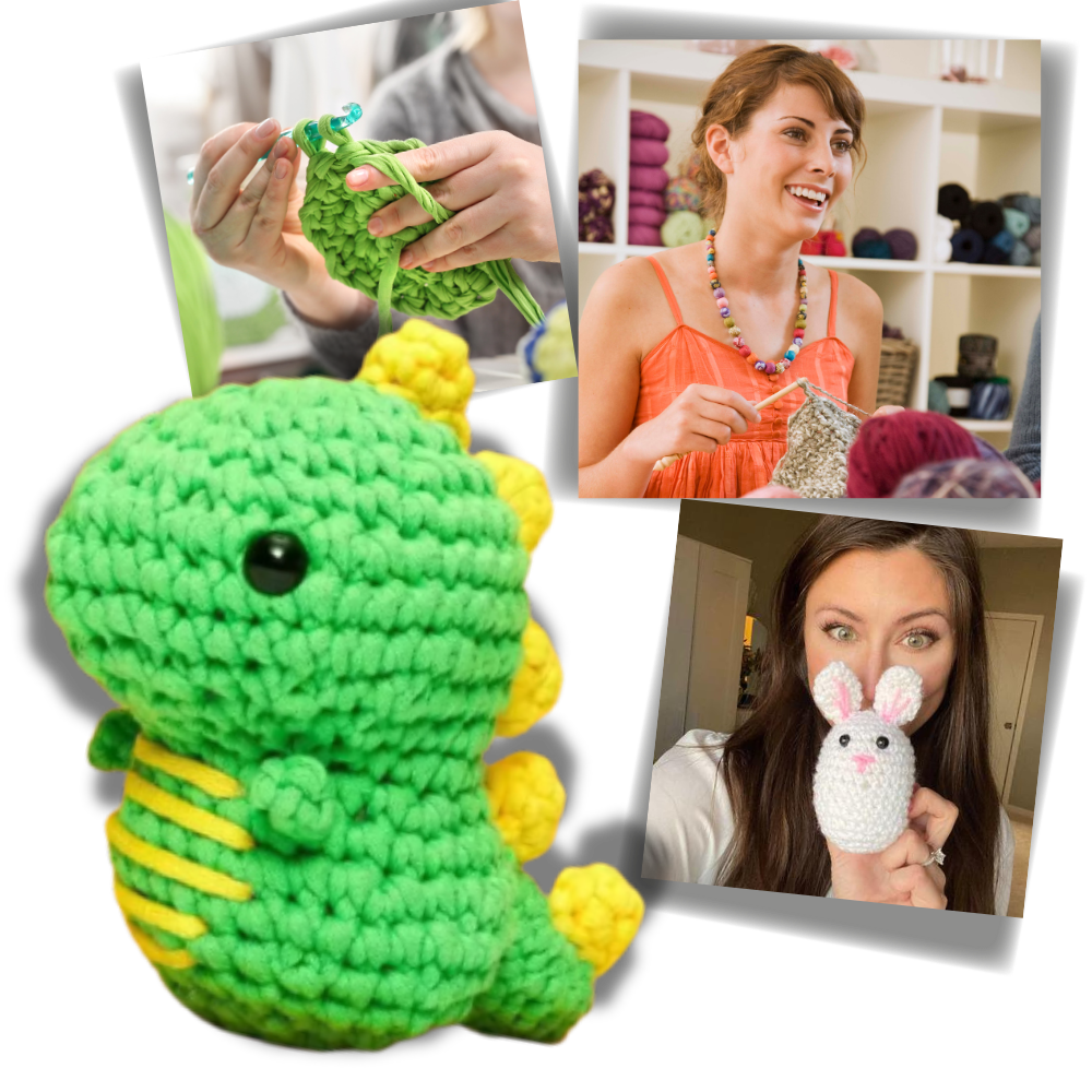 Kits de Crochet Créatifs d'Animaux pour débutants - Ozerty