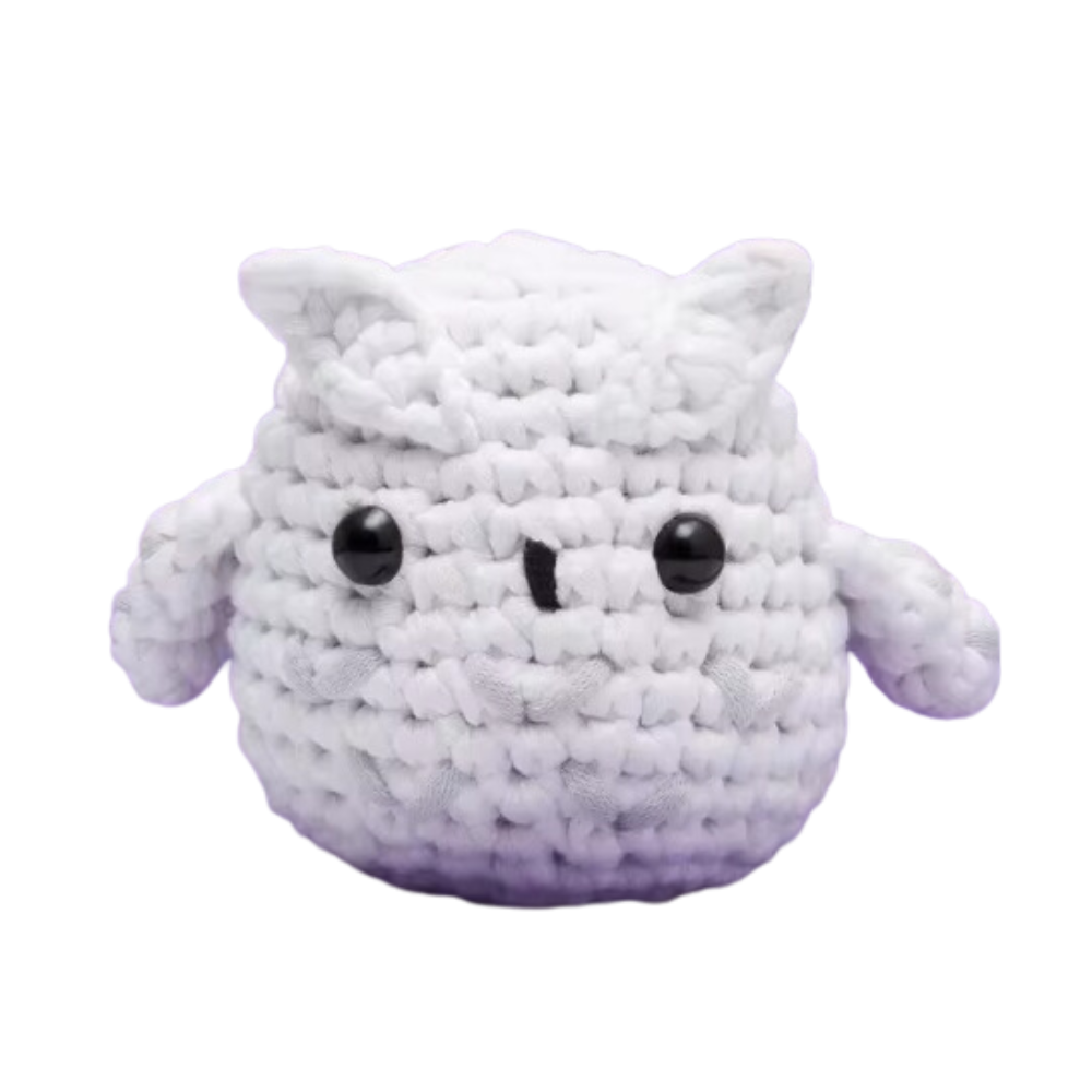 Kits de Crochet Créatifs d'Animaux pour débutants -Hibou - Ozerty