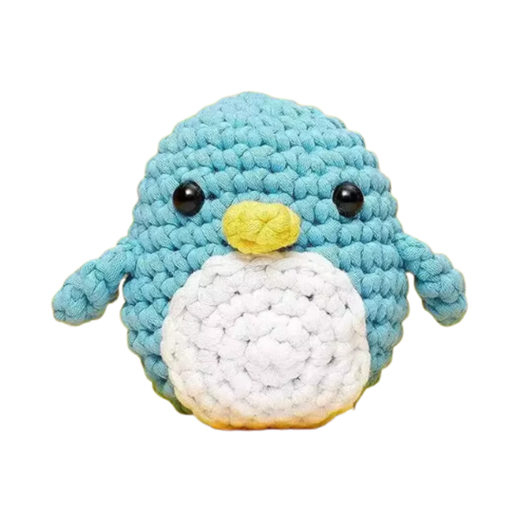Kits de Crochet Créatifs d'Animaux pour débutants -Pingouin - Ozerty