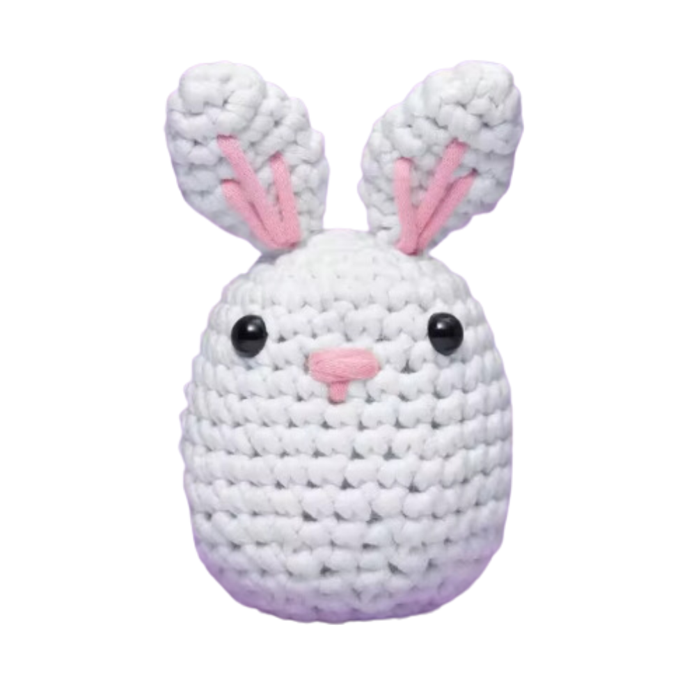 Kits de Crochet Créatifs d'Animaux pour débutants -Lapin - Ozerty