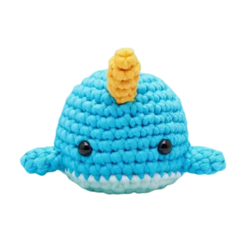 Kits de Crochet Créatifs d'Animaux pour débutants -Baleine - Ozerty