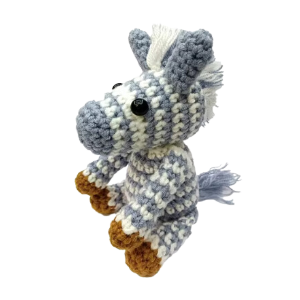 Kits de Crochet Créatifs d'Animaux pour débutants -Zèbre - Ozerty