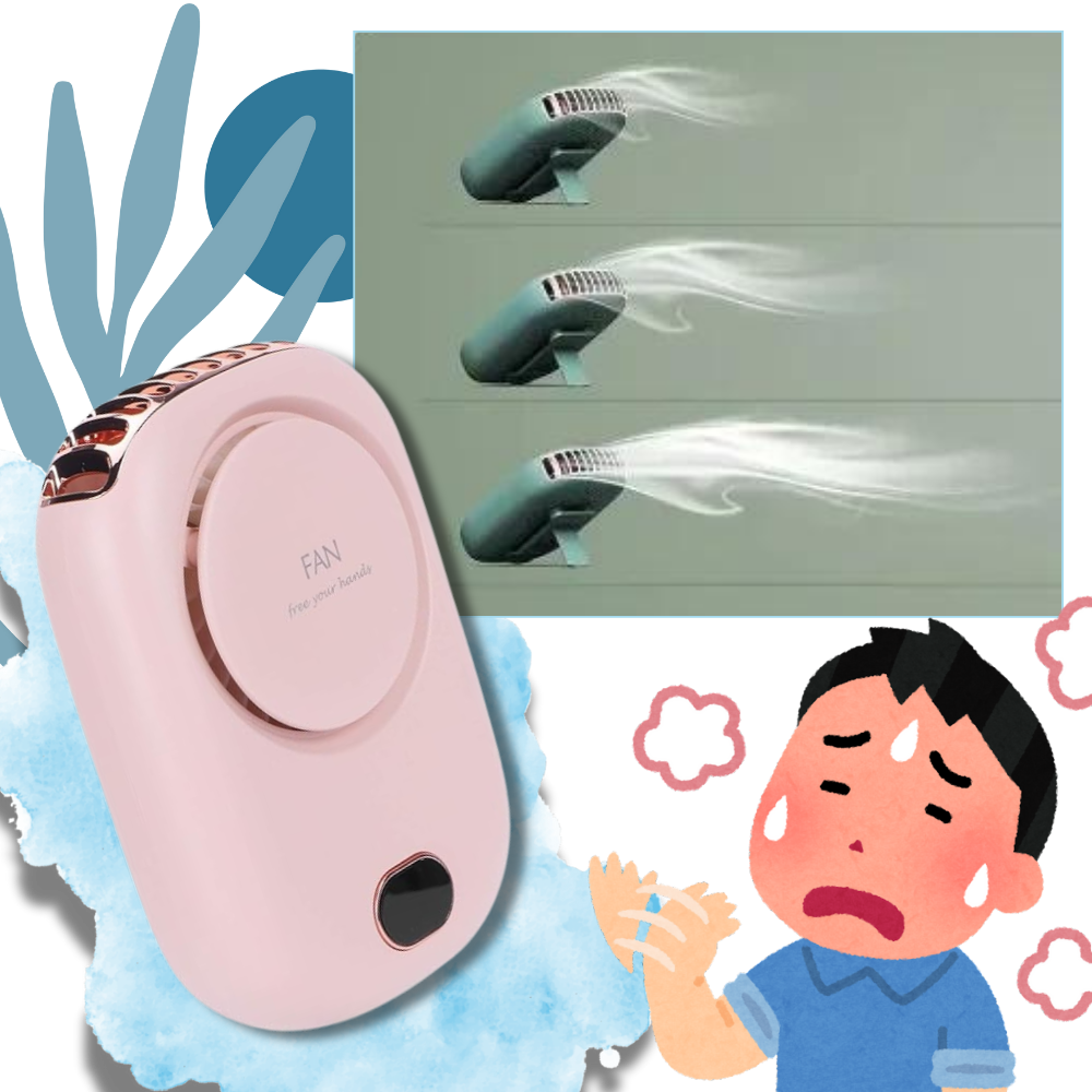Ventilateur de cou portable sans pales - Ozerty