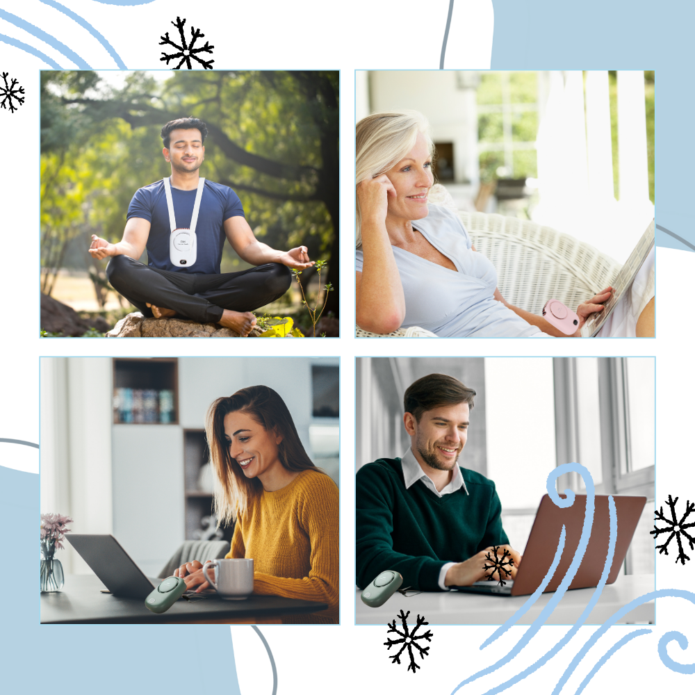 Ventilateur de cou portable sans pales - Ozerty