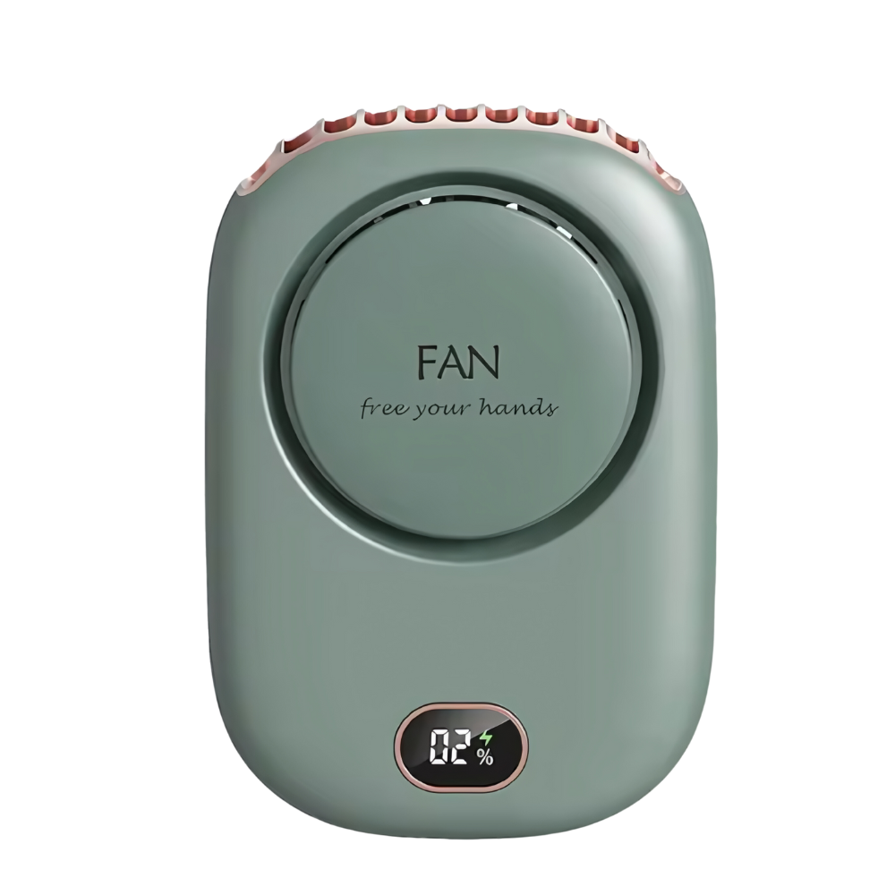 Ventilateur de cou portable sans pales -Vert - Ozerty