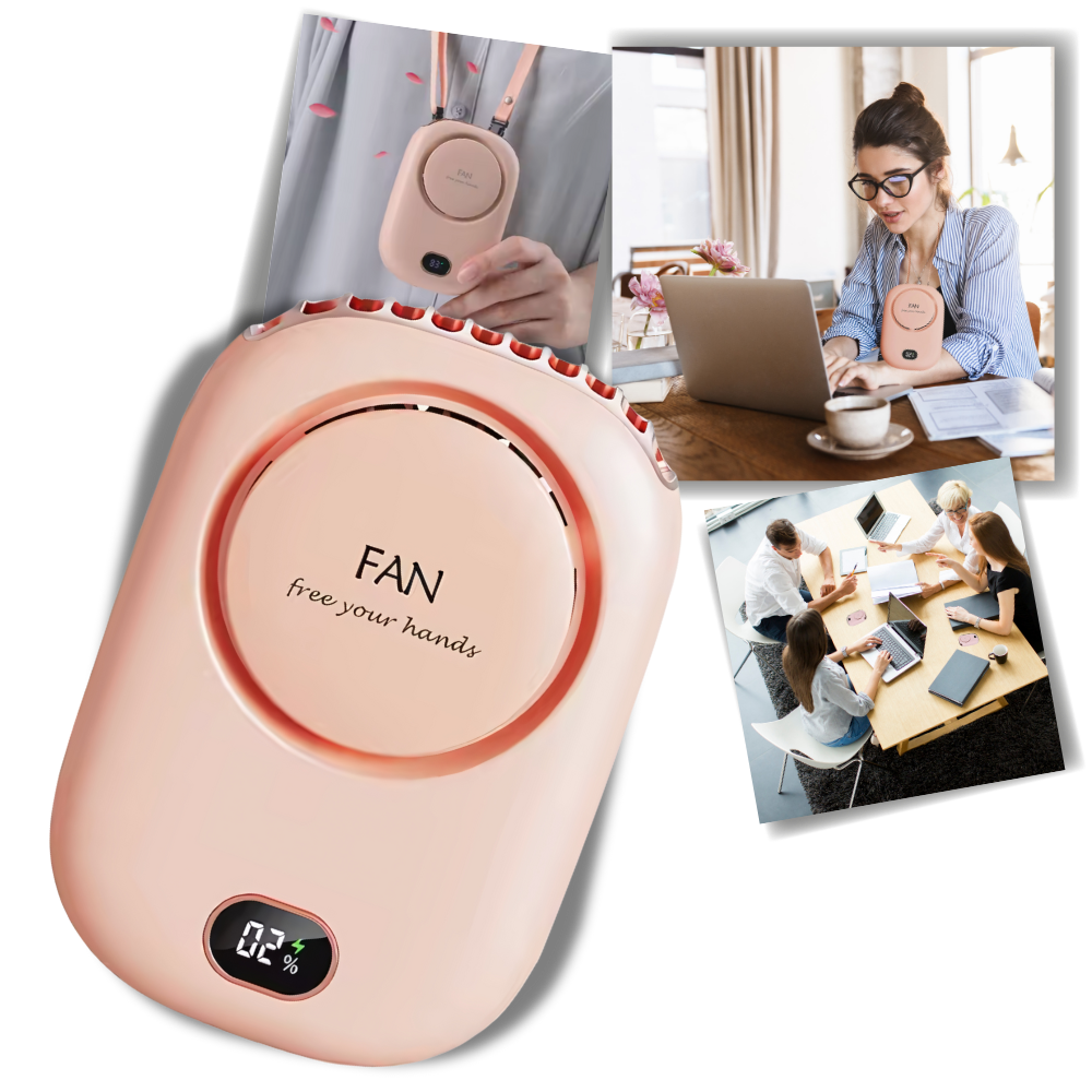 Ventilateur de cou portable sans pales - Ozerty